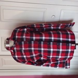 Men's thick flannel shirt